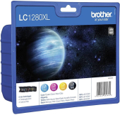  Original Brother LC-1280 XL BK Tintenpatrone schwarz High-Capacity (ca. 2.400 Seiten) 